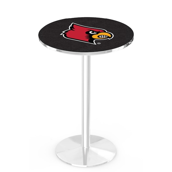 42" Chrome Louisville Pub Table